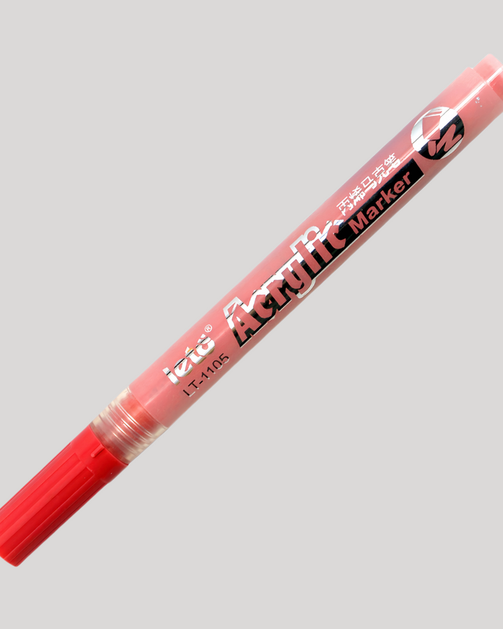 Red body doodle markers for adult intimacy